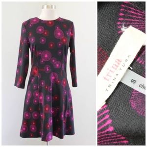 Trina Turk Printed Fit and Flare Dress